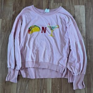 Taco & Marg sparkle sweatshirt